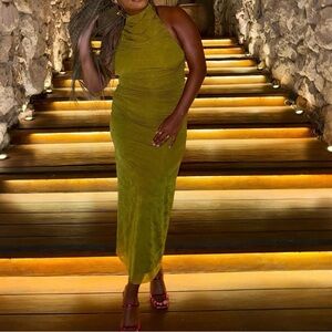 Zara 2 piece set- green. Size L for both